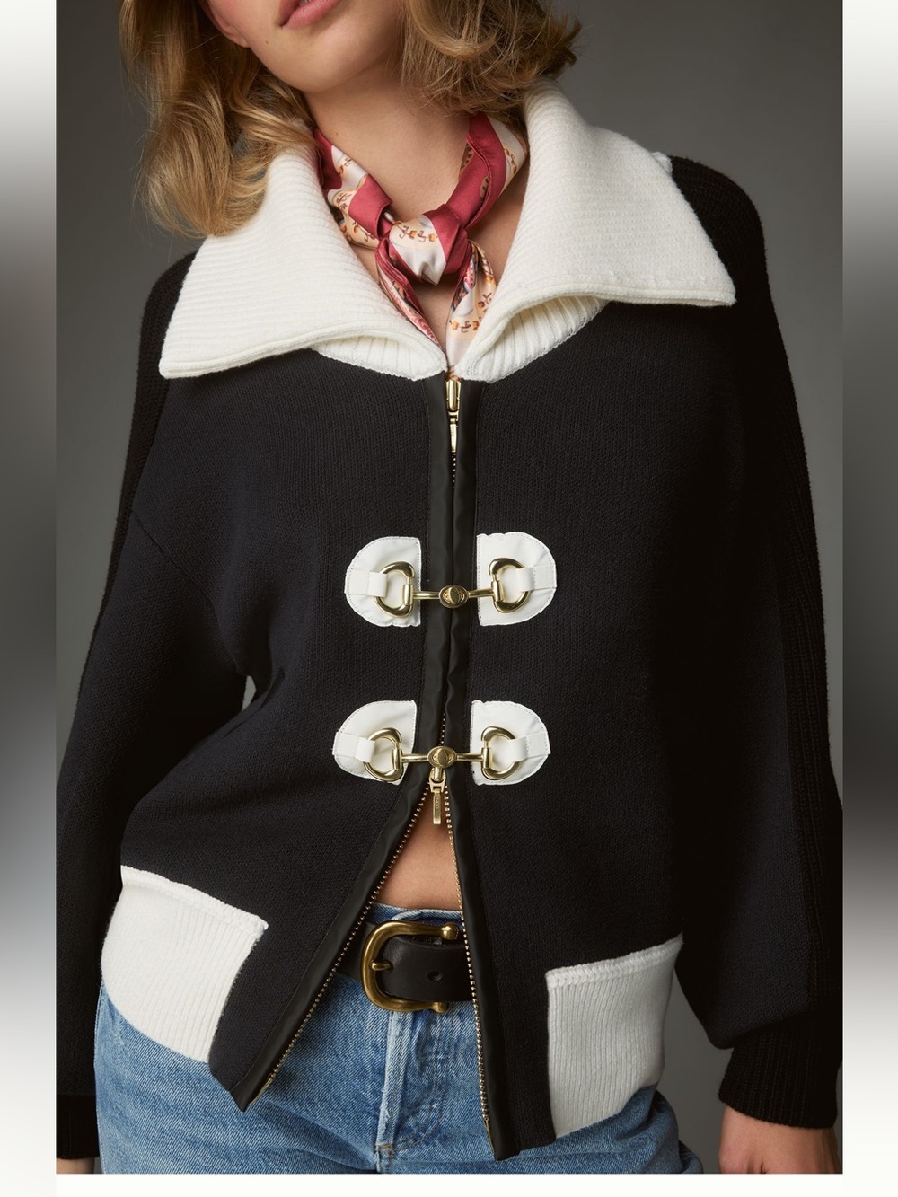 ANTHROPOLOGIE MAEVE STRUCTURED COLLARED CARDIGAN SWEATER JACKET XS MSRP $188 NWT - Picture 3 of 5